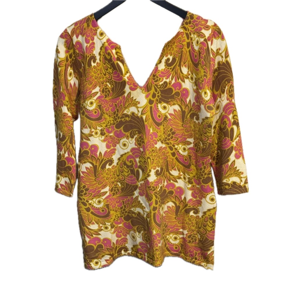 Carole‎ Little Paisley Top – Women's Large